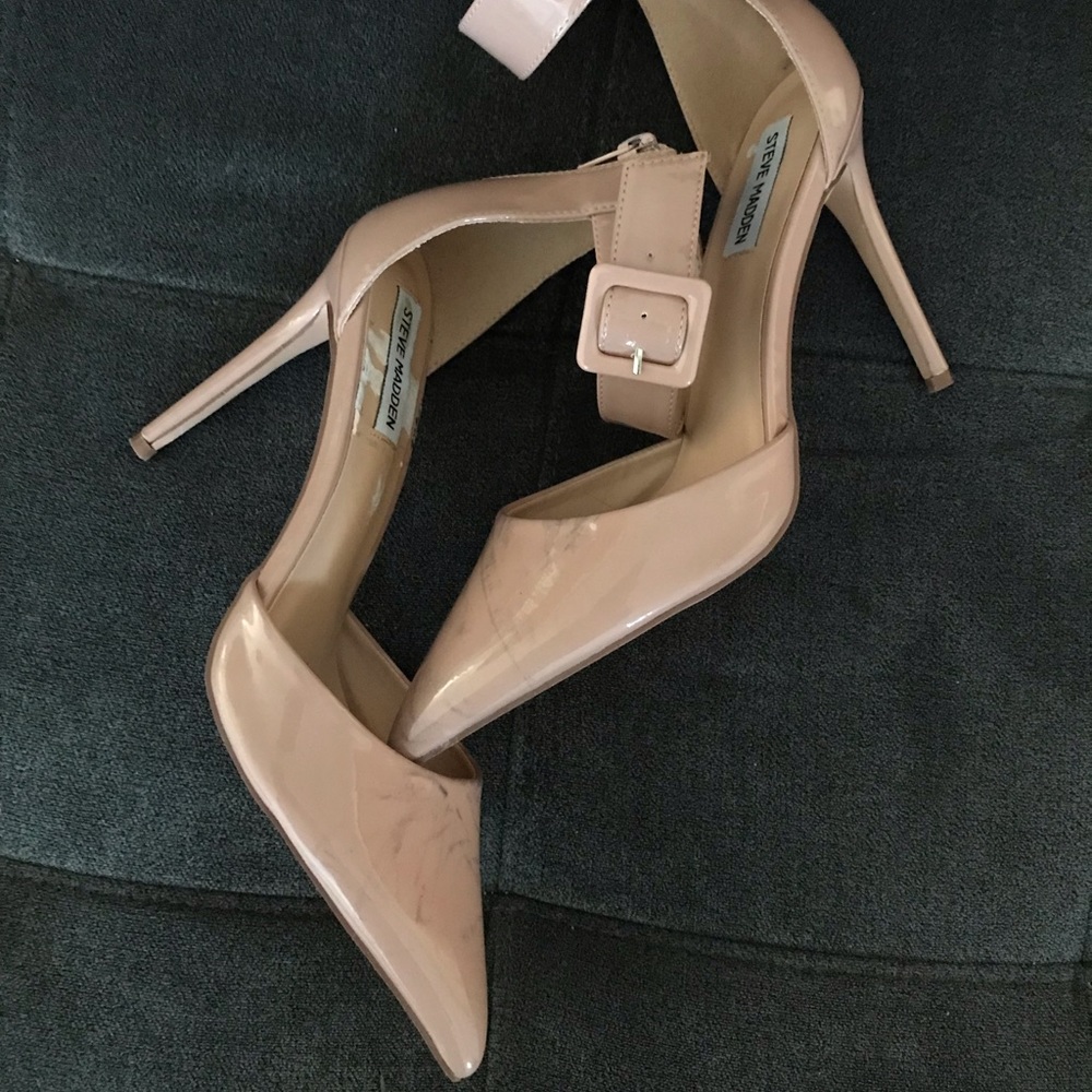 Steve Madden ankle strap pointed toe heels (9)